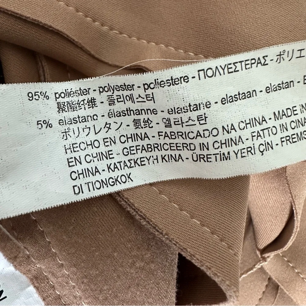 Zara Beige Tie-Front Blazer - Picture 4 of 4